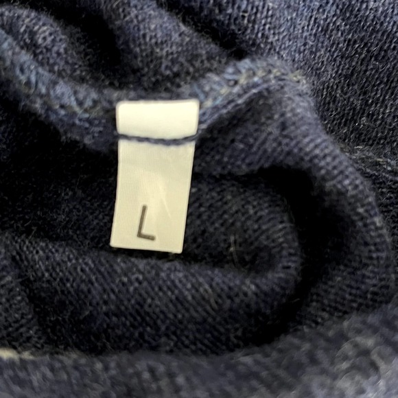 Cashmeritaly Blue Long Sleeved Sweater Mens Large - Picture 5 of 7